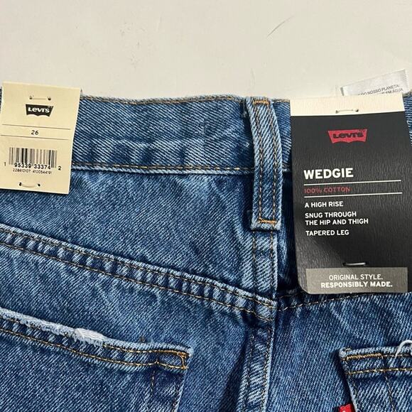 LEVI'S Wedgie Icon High Rise Jean Size 26 - Picture 12 of 15